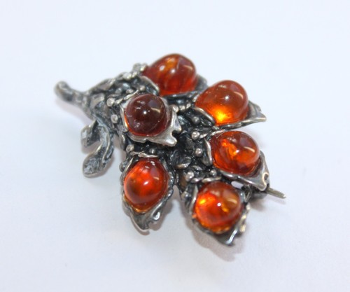 Vintage brosche silber - silber, 925