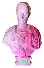 Statue Büste Julius Cäsar Pop Art Handmade