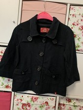 Esprit edc By Esprit Jacke Schwarz Gr. XS 34 Weste Blazer Sweatjacke Sweater