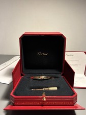 Cartier Love Bracelet 18K GG  Size 16 Small Full Set 2023