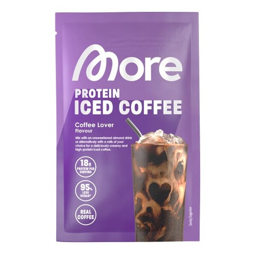 More protein iced coffee - more,