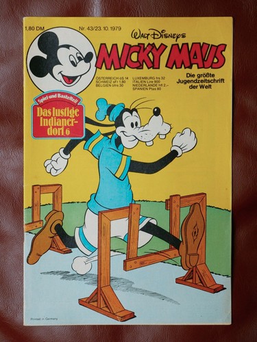 Micky maus heft - maus, 1979