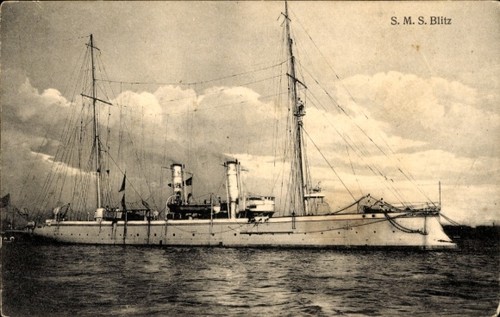 Deutsches kriegsschiff sms - ak,