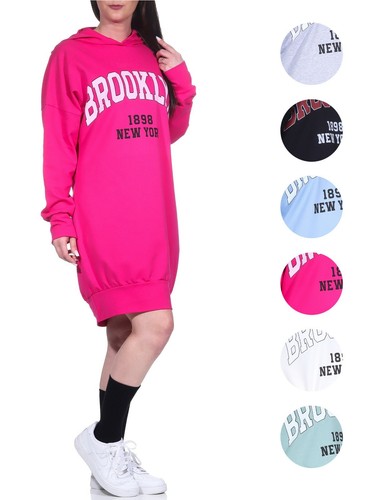 Sweatkleid damen longshirt - damen,