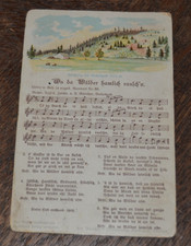 Liedpostkarte Anton Günther