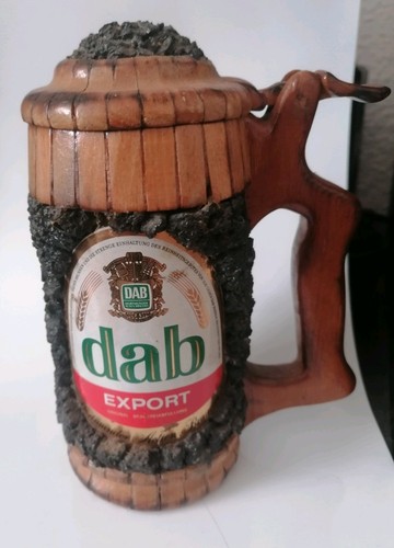 Vintage dab bierkrug holzkrug - vintage,