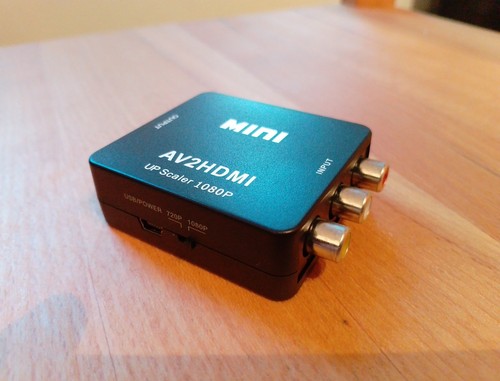 Mini av2hdmi upscaler - mini, av