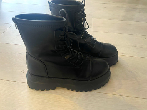 Top damen kunstleder plateau - damen,