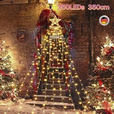 350cm 350LED Weihnachtsbaum Lichterbaum Garten Außenbeleuchtung Tannenbaum Xmas