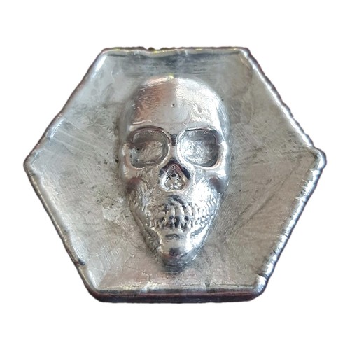 Unze 999 indium totenkopf - 1,