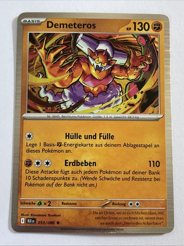 Pokemon karte demeteros - karte,