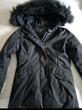 Air Force Parka Neuwertig Echt Fell, Dunkelblau