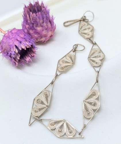Vintage filigran armband - filigran, 800
