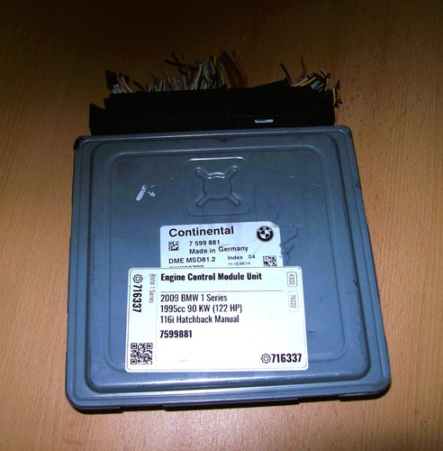 Bmw dme msd81 5wk93729 - dme,