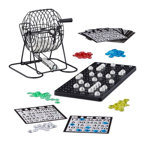 Bingo spiel metalltrommel