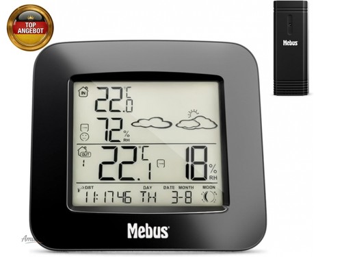 Mebus funk wetterstation mit - funk-wetterstation,
