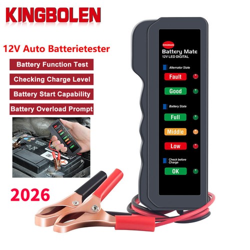2026 batterietester 12v auto - batterietester,