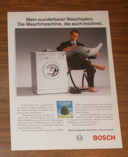 Seltene werbung bosch wft - werbung,