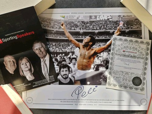 Pele autogramm unterschrift - pele,