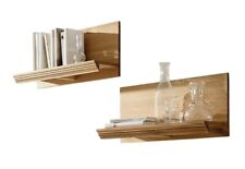 Wandregal 2stc Kiefernholz gelaugt geölt Wandkonsole Regal Board Wandboard