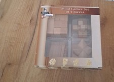 4er Set Geduldsspiele aus Holz ,  Puzzle 3D , Ab 3 Jahre geeignet