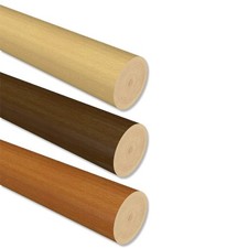 Holzstangen Holzstäbe für Gardinenstangen Stangen aus Holz 20 mm Ø