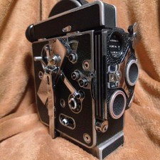 JUNK Bolex H16 Reflex 16mm Film Film Kamera Body Objektiv Set Schwarz Selten