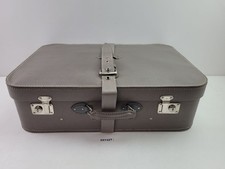 Reisekoffer + 2x Schlüssel EMBE Kunstleder Metall DDR Urlaub Gepäck #257321