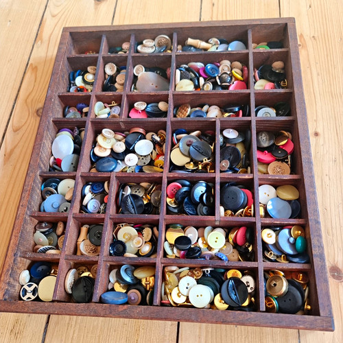 Knopfsammlung vintage - knopfsammlung,