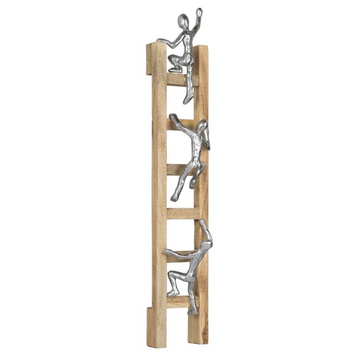 Skulptur hoch hinaus - skulptur, holzdeko