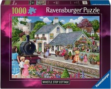 RAVENSBURGER PUZZLE*1000 TEILE*DEBBIE COOK*WHISTLE STOP COTTAGE*RARITÄT*NEU+OVP