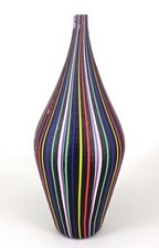 Murano Glas Vase, verm. Gino