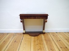  Biedermeier Konsole Anrichte Wandkonsole Pyramiden Mahagoni um1820 restauriert 