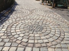 Granit Groß-Pflastersteine 14-20 cm, Naturstein Pflaster gebraucht – 1 to