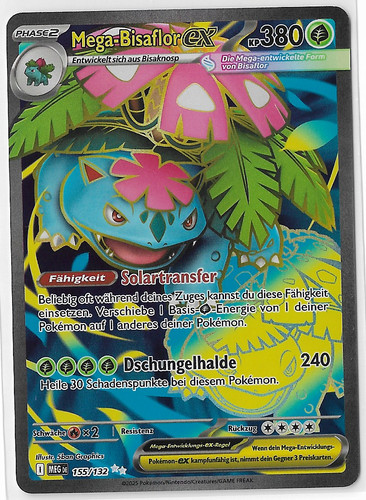 Pokemon karte mega - pokemon, bisaflor