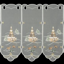 Scheibengardine Weihnachten