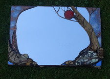 Wandspiegel,"Blutmond" Unikat