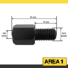 Motorroller Motorrad Spiegel Adapter von M8 Rechtsgewinde auf M10 Linksgewinde