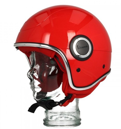 Vespa jethelm red - vespa,