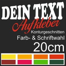 2x Wunschtext 20cm Name Auto Beschriftung Sticker Schriftzug Motorrad Aufkleber