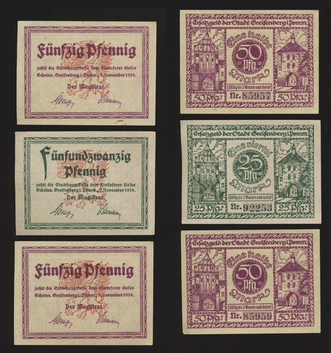 Greifenberg stadt 3x 50 - ,