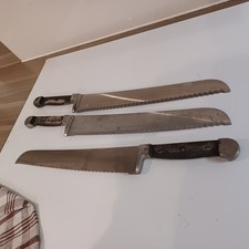 Messerklingen  Rohlinge,  Wellenschliff,    3  Stück,  45  cm,  riesig...