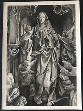 alte Postkarte „Riemenschneiders Marienaltar“ in der Herrgottskirche Creglingen“
