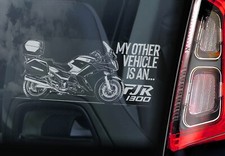 Yamaha FJR 1300, Autofenster Aufkleber, Motorrad Schild Decal Geschenk -V02