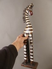 Holz Zebra Deko Zebra in  Grösse:ca. 60 cm Figur