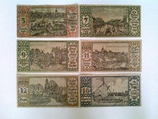 Banknoten, Notgeld, Berlin, 6x