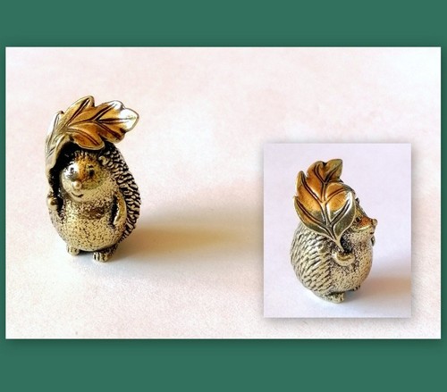Messing figur igel mit - messing,