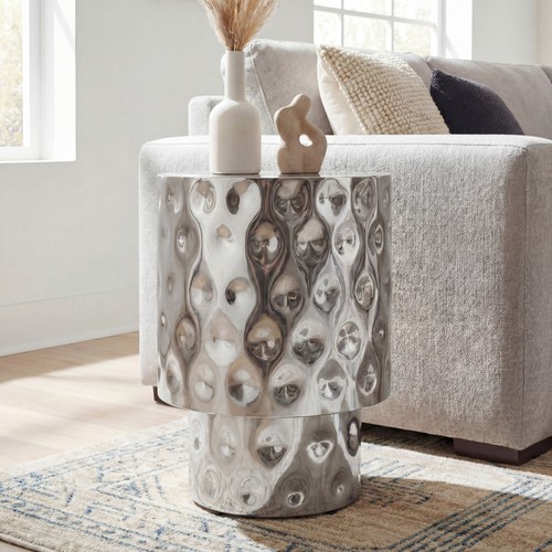 Beistelltisch 36cm silber - beistelltisch,