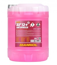 MANNOL AF12+ Longlife Kühlmittel Kühlerfrostschutz 10L Rot -40°C +125°C G12+