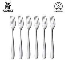 WMF Avance Kuchengabel B-Ware 6-tlg, Cromargan®, Gabel, Tafelgabeln, Besteck